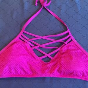 XL Bikini Top New Hot Pink